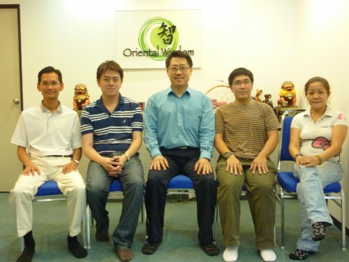Allex, Jack Master Soon, Kok Tiong & Lena in Feng Shui Module One on 18 & 19 June 2011