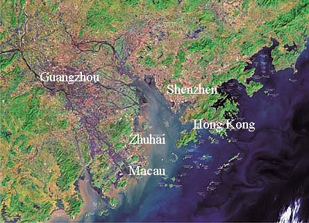 Although Hong Kong & Macau are famous internationally, however, these 2 cities are just play the role as Left Right "Body Guard" of Water Mouth to Guangzhou.  Hong Kong and Macau were just fishing villages before the arrival of Portuguese and later English in 16th & 17th century, while, Guangzhou has been a township since 2000 years ago........... 