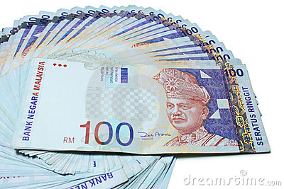 Keep cash note of RM1, RM5, RM10, RM50 & RM100 in your wallet.