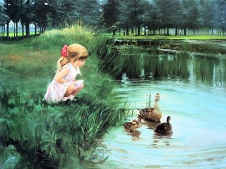 painting_children_kjb_DonaldZolan_76MorningDiscovery_sm