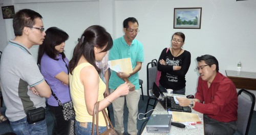 24 June12 Workshop on Name card+Mobile number reading(B)