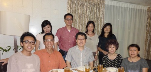 As Usual, Master Soon (centre in grey color) having lunch with the workshop participants... 