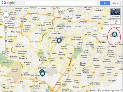 Red Circle is the Area.... Master Soon on 21 April 2013