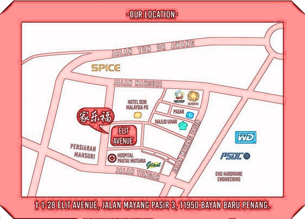 D Colorful Restaurant at Elit Avenue, Penang