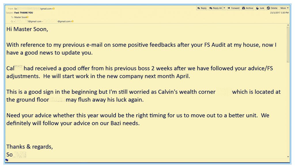 Testimonial for Master Soon April 2017