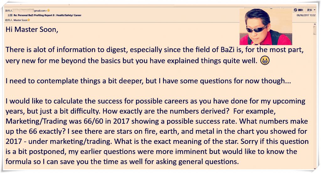 BaZi Destiny by Master Soon