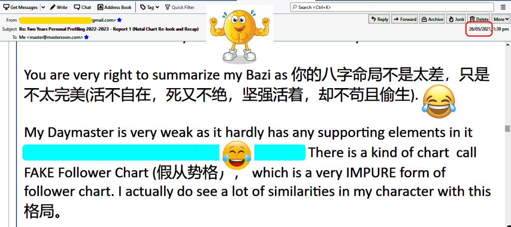 BaZi Destiny Reading