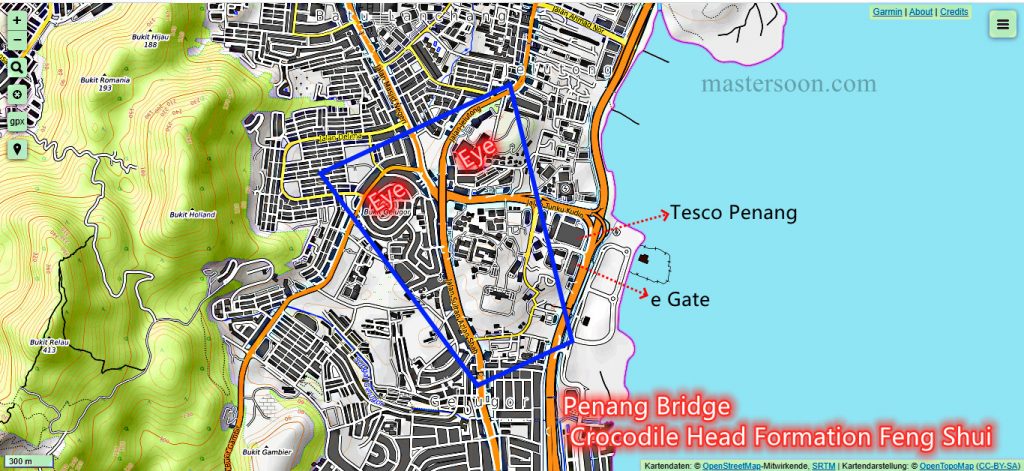 Malaysia Penang Bridge Crocodile Feng Shui