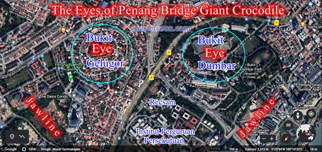 Malaysia Penang Bridge Crocodile Feng Shui